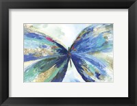 Framed Blue butterfly