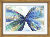 Framed Blue butterfly