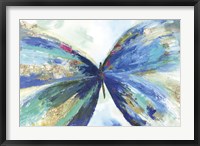 Framed Blue butterfly