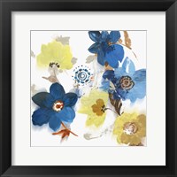 Glitchy Floral II Framed Print