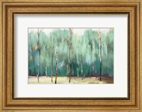 Framed Teal Forest