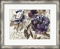 Framed Plum Floral III