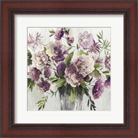 Framed Purple Bouquet