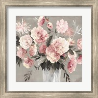 Framed Peach Bouquet