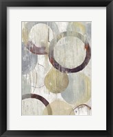 Brown Circles II Framed Print