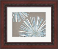 Framed Dandelion Blue I