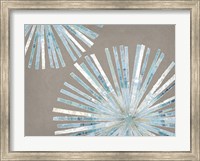 Framed Dandelion Blue I