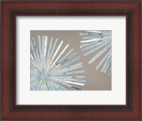 Framed Dandelion Blue II