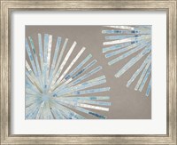 Framed Dandelion Blue II