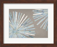 Framed Dandelion Blue II