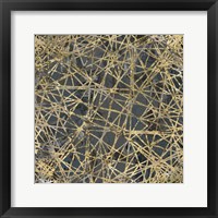 Geometric Gold II Framed Print