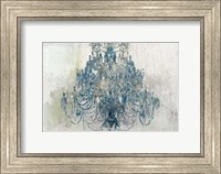 Framed Blue Chandelier