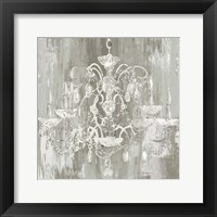 Framed Crystal Chandelier