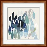 Framed 'Leaf Mural II' border=