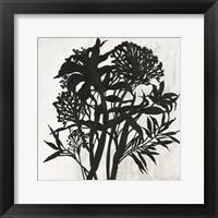 Framed Black Foliage