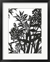 Framed Monochrome Foliage II