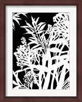 Framed Monochrome Foliage IV