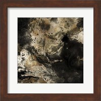 Framed Gold Marbled Abstract II