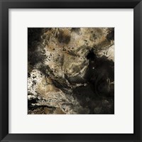 Framed 'Gold Marbled Abstract II' border=