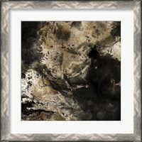 Framed 'Gold Marbled Abstract II' border=