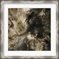 Framed 'Gold Marbled Abstract III' border=