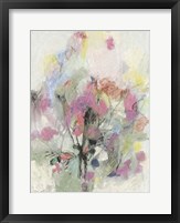 Framed Pastel Floral I