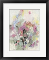 Pastel Floral I Framed Print
