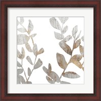 Framed Marble Foliage I