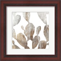 Framed Marble Foliage II