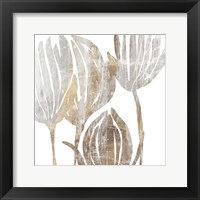 Framed Marble Foliage III