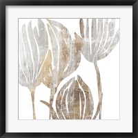 Framed Marble Foliage III