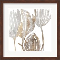 Framed Marble Foliage III