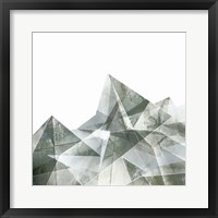 Paper Mountains I Framed Print