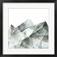 Paper Mountains II Framed Print