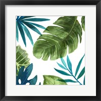 Framed 'Tropical Leaves II' border=