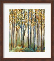 Framed Golden Leaves