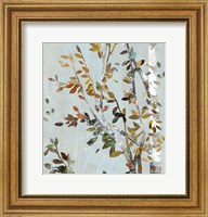 Framed Birch with Leaves II