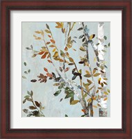 Framed Birch with Leaves II