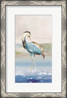 Framed Heron on the Beach I
