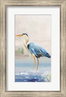 Framed Heron on the Beach II