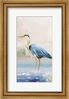 Framed Heron on the Beach II