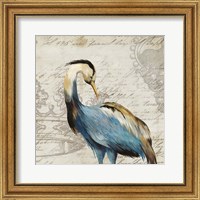 Framed 'Heron I' border=