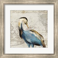 Framed 'Heron I' border=