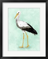 Framed Seashore Bird II