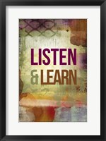 Framed Listen & Learn