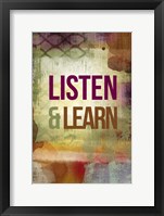 Framed Listen & Learn