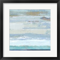 Framed 'Sea Shore I' border=