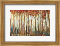 Framed Marble Forest I