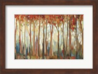 Framed Marble Forest I