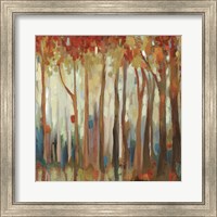 Framed Marble Forest II